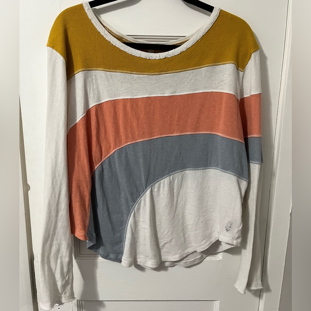 Free People Fun & Flowy Long Sleeve Top